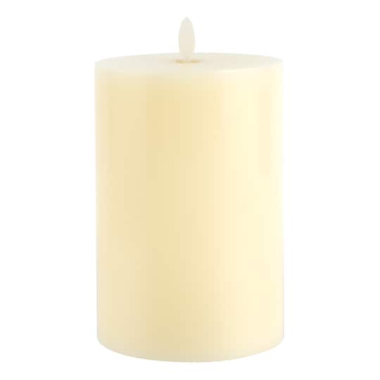 4" x 6" Oscillating Flame LED Pillar Candle by Ashland®